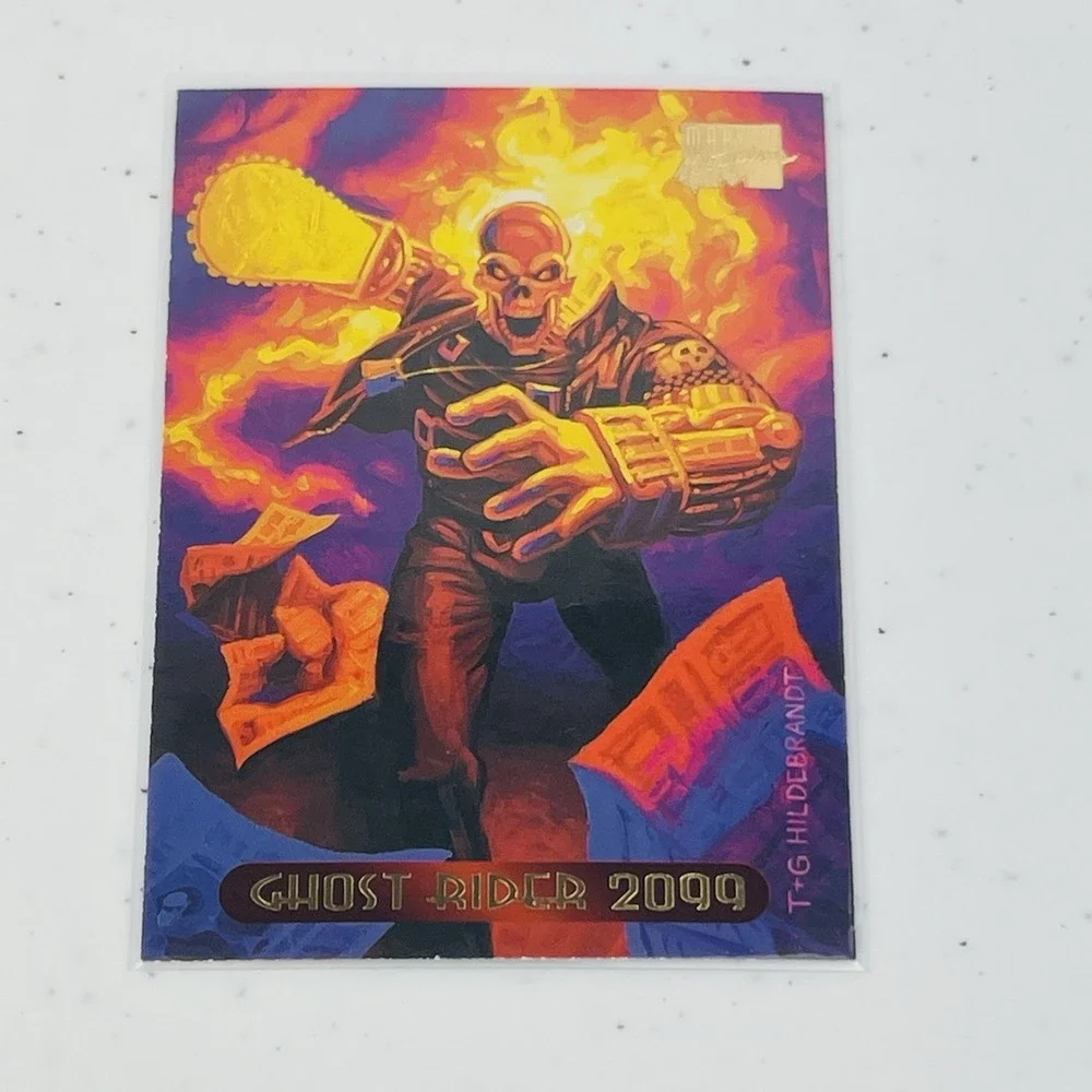 1994 Marvel Masterpieces #43‎ Ghost Rider 2099 Hildebrandt Fleer Trading Card